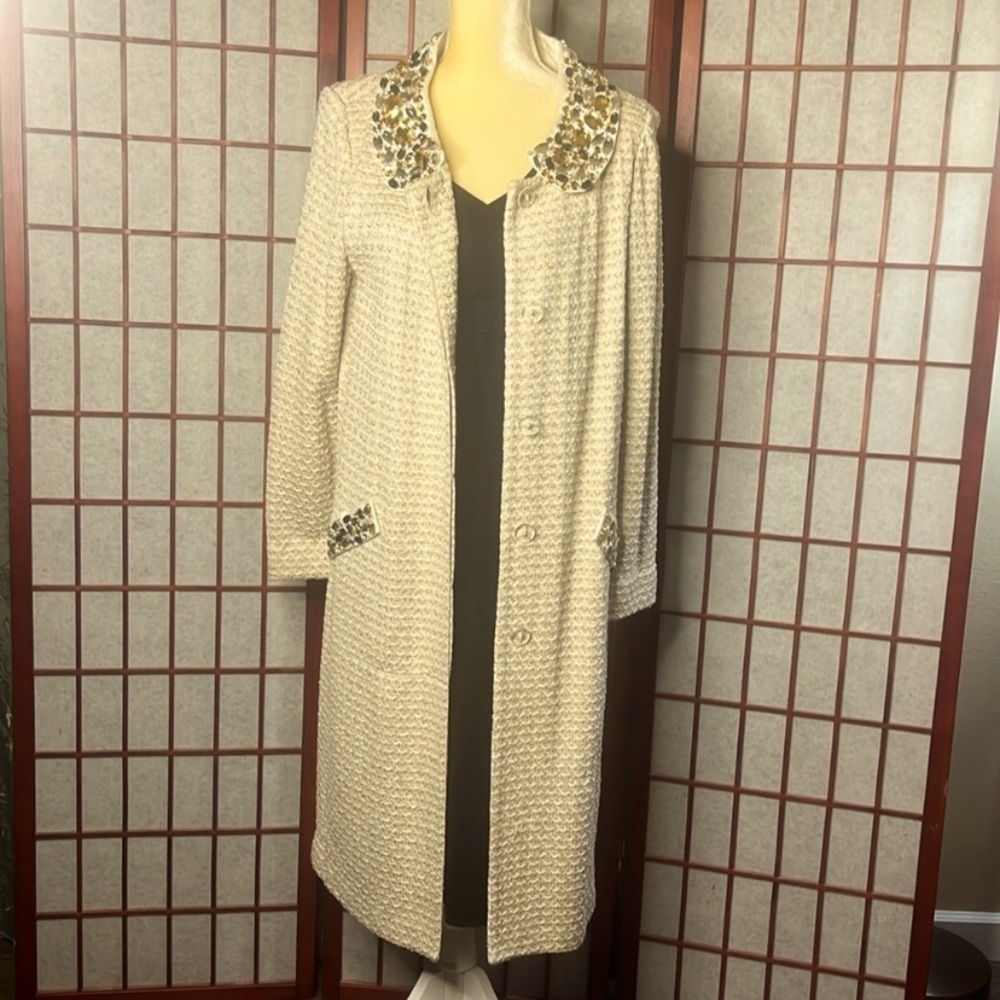 St John couture spectacular jeweled jacket duster‌‌‌‌‌‌‌‌‌‌‌‌‌‌‌‌‌‌‌